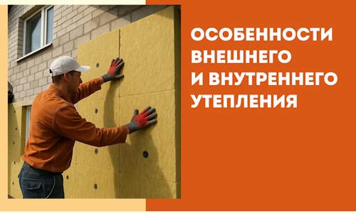 Какие особенности внешнего и внутреннего утепления в Тольятти