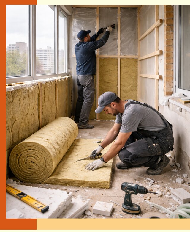 Утепление балкона под ключ в Тольятти качественно и быстро